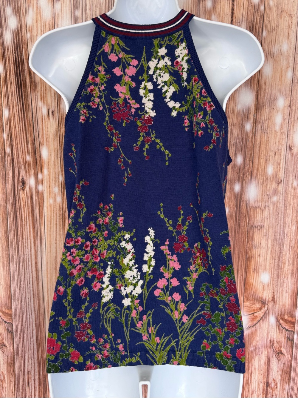 Daniel Rainn Rora Knit Floral Halter Sweater - Picture 9 of 9